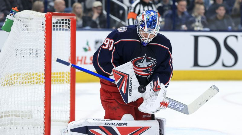 Elvis Merzļikins Foto: USA Sports Today/Scanpix