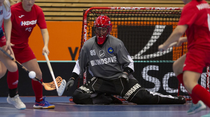 Moments no Norvēģijas un Krievijas izlašu mača
Foto: IFF Floorball