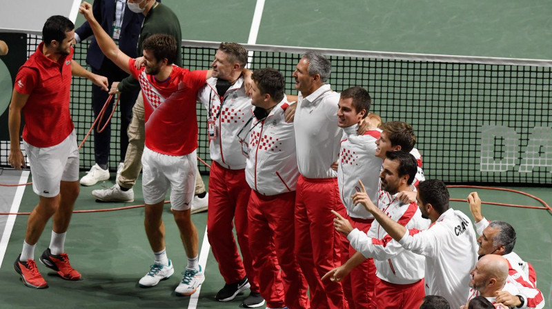 Horvātijas komanda. Foto: AFP/Scanpix