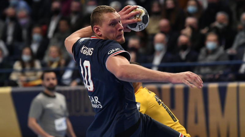 Dainis Krištopāns. Foto: PSG Handball