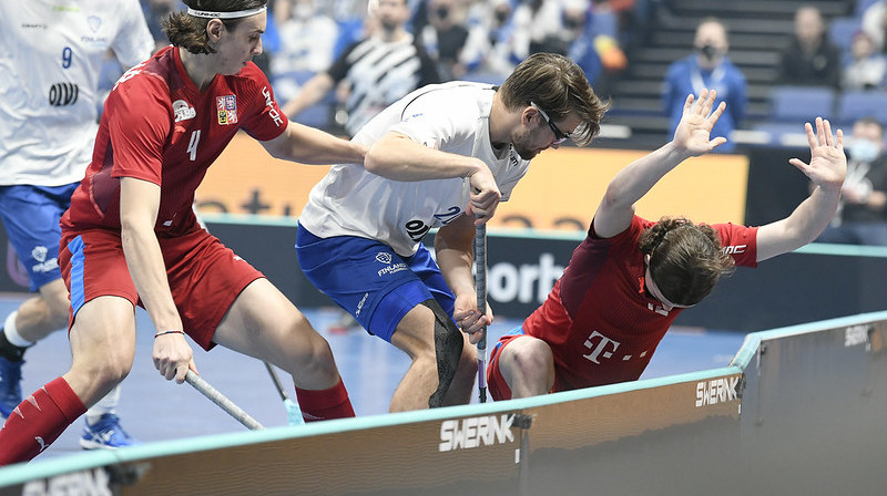 Epizode no Somijas-Čehijas spēles
Foto: IFF Floorball
