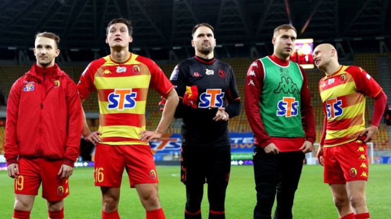 Pāvels Šteinbors (vidū). Foto: jagiellonia.pl