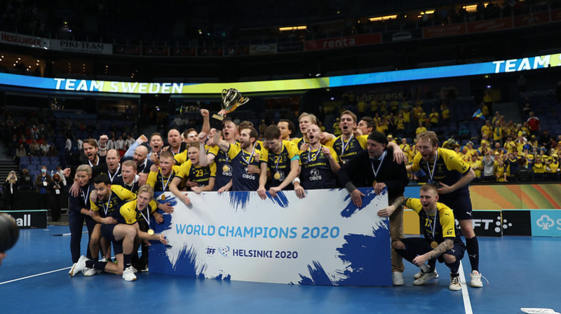Zviedrijas izlase
Foto; IFF Floorball