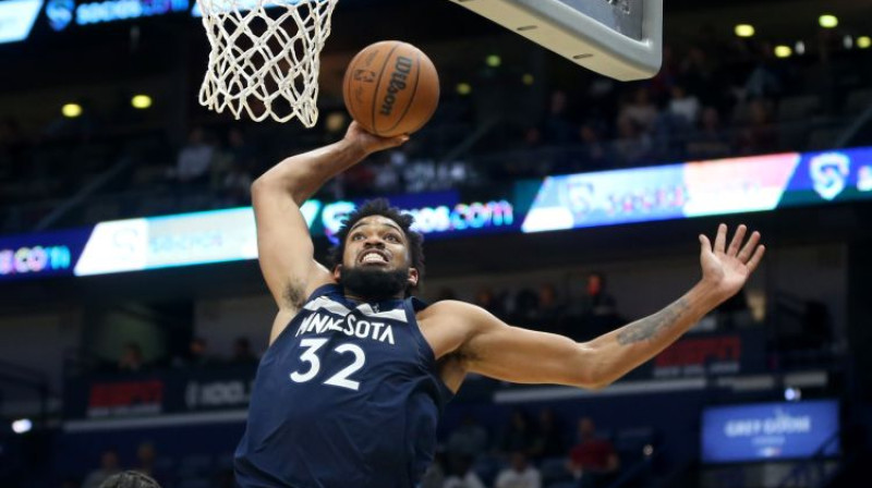 Kārls Entonijs Taunss. Foto: USA TODAY Sports/Scanpix