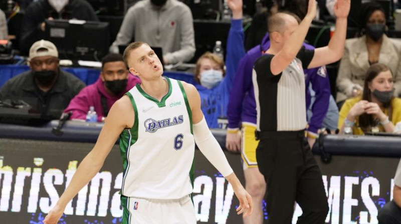 Kristaps Porziņģis. Foto: AP/Scanpix