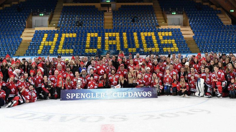 Kanādas izlase. Foto: spenglercup.ch