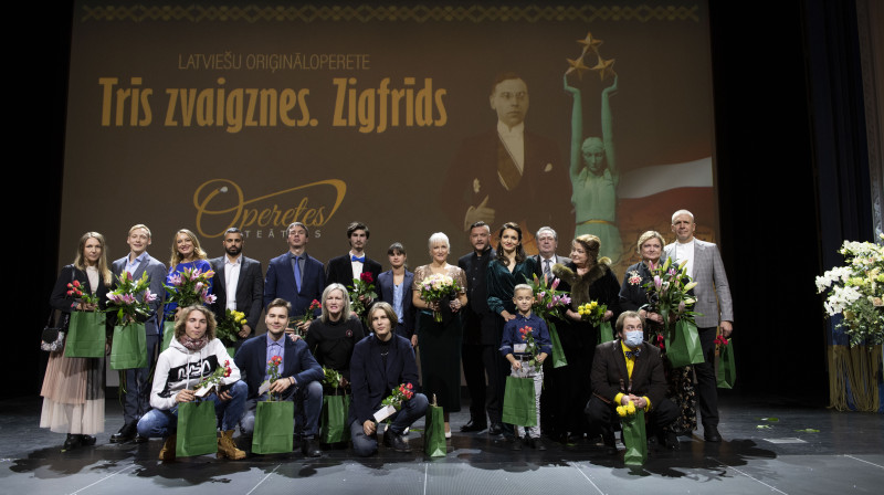 "Trīs zvaigznes. Zigfrīds" pirmizrāde. Foto: Oskars Kupics, Jānis Puķītis