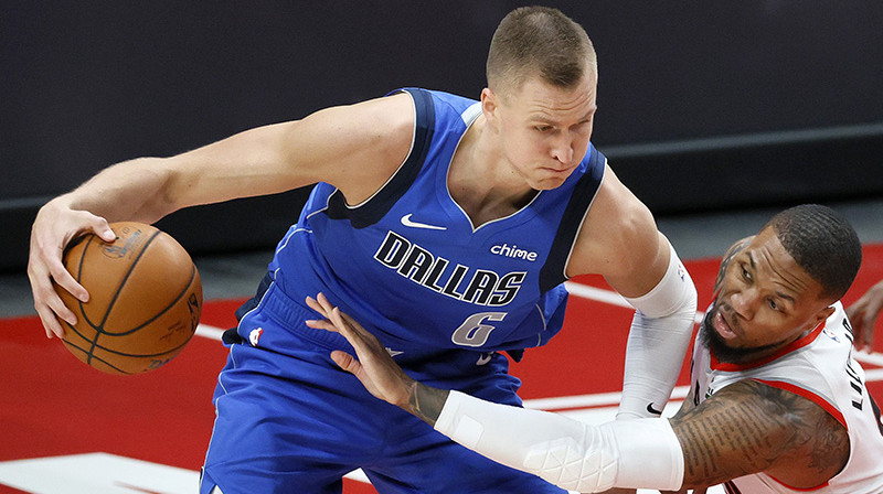 Kristaps Porziņģis. Foto: AFP/Scanpix