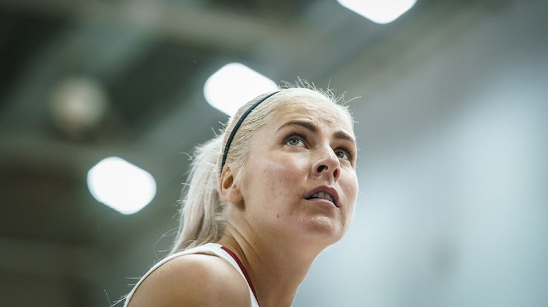 Elīna Babkina 2021. gada novembrī. Foto: EuroBasket Women