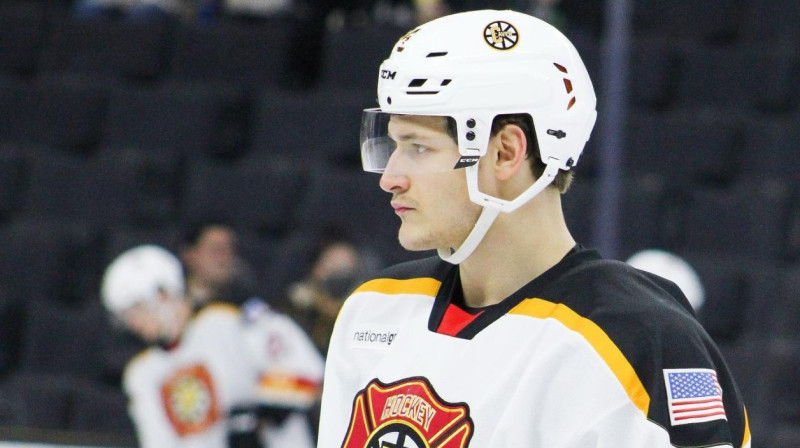 Eduards Tralmaks. Foto: Providence Bruins