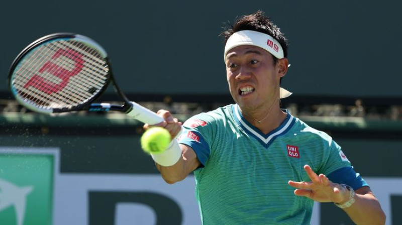 Kei Nišikori. Foto: AFP/Scanpix