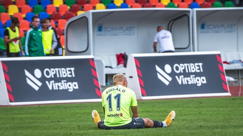 Mikaels Soisalo - reti pozitīvs izņēmums starp leģionāriem
Foto: Zigismunds Zālmanis, Riga FC
