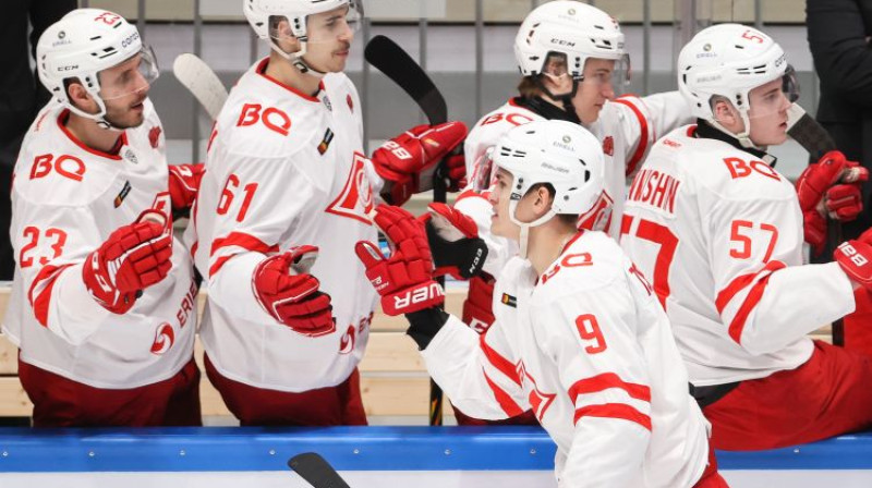 Maskavas ''Spartak'' hokejisti. Foto: TASS/Scanpix