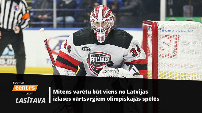 Mareks Mitens. Foto: Utica Comets