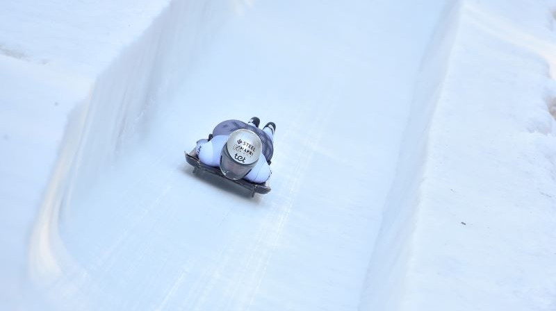 Endija Tērauda. Foto: Viesturs Lācis/bobslejs.lv