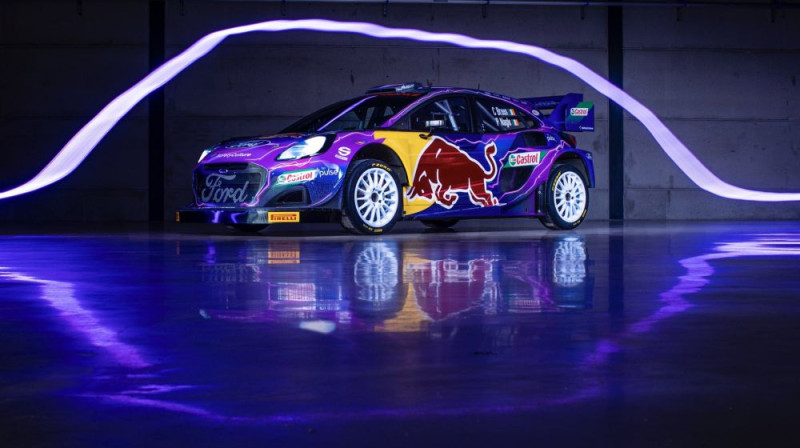 Jaunais "Ford Puma Rally1" auto. Foto: M-Sport