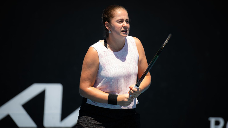 Aļona Ostapenko. Foto: AFP/Scanpix