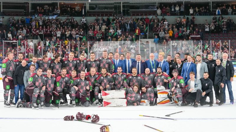 Latvijas hokeja izlase. Foto: imago images/Just Pictures/Scanpix