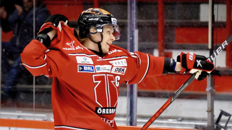 Rodrigo Ābols. Foto: Örebro Hockey