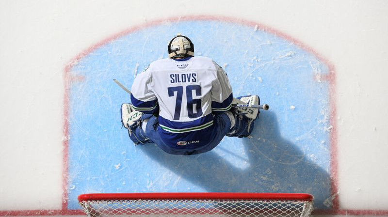 Artūrs Šilovs. Foto: Abbotsford Canucks