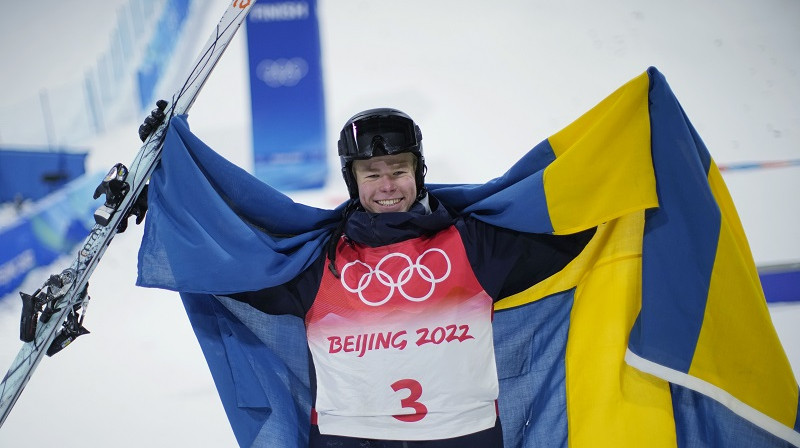 Valters Valberjs 2022. gada 5. februārī Džandzjako trasē. Foto: AP/Scanpix