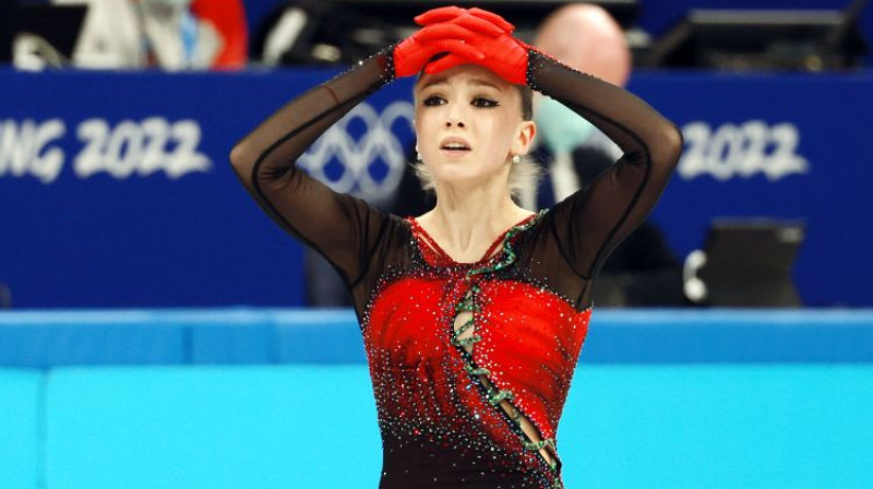 Kamila Valijeva. Foto: EPA/Scanpix