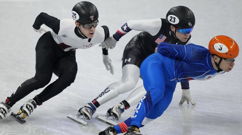 Reinis Bērziņš (no kreisās). Foto: AP/Scanpix