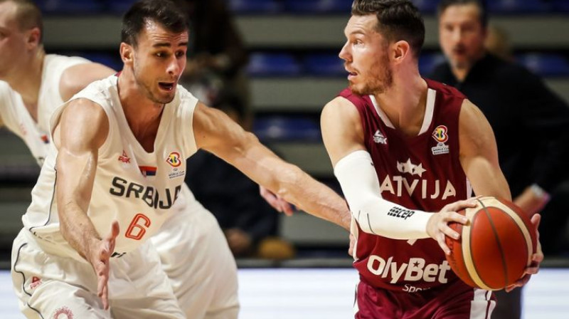 Dairis Bertāns. Foto: FIBA