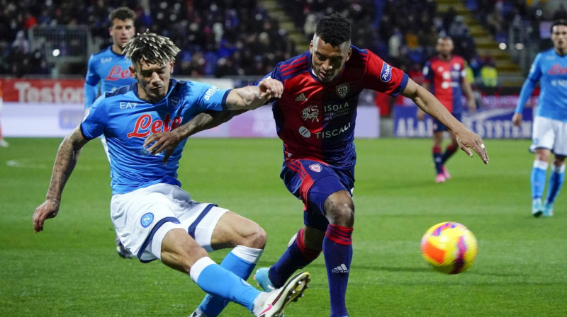 "Napoli" pret "Cagliari". Foto: Alessandro Tocco/AP/Scanpix