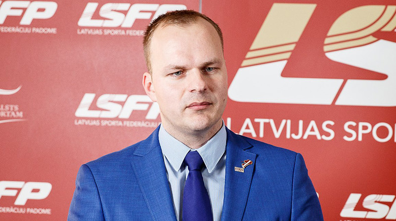 Edgars Severs. Foto: Latvijas Sporta federāciju padome
