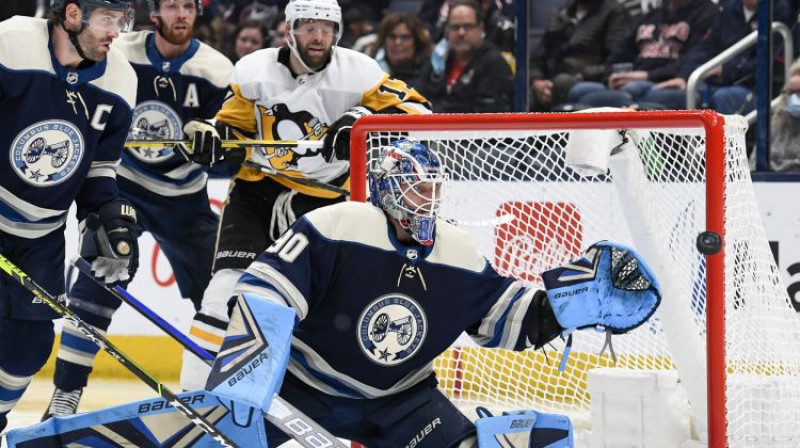 Elvis Merzļikins. Foto: USA Today Sports/Scanpix