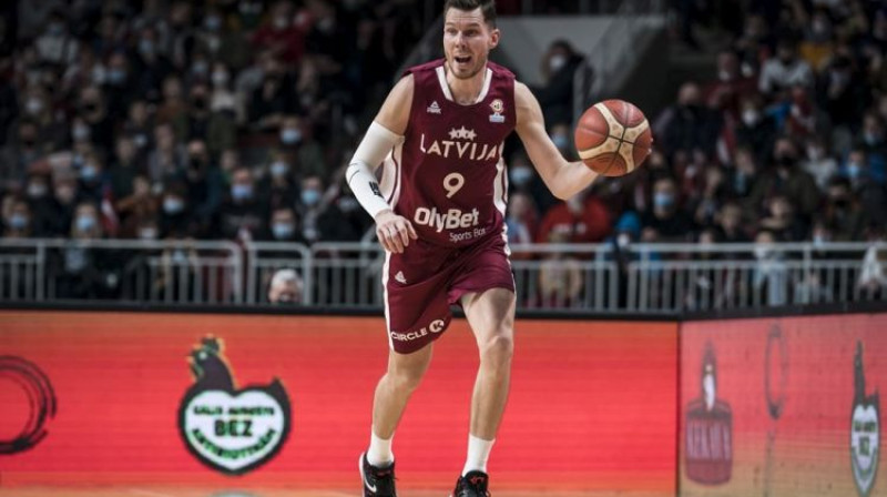 Dairis Bertāns. Foto: FIBA