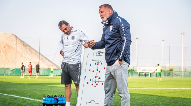 "Riga" jaunais galvenais treneris Torstens Finks. Foto: Zigismunds Zālmanis/Riga FC