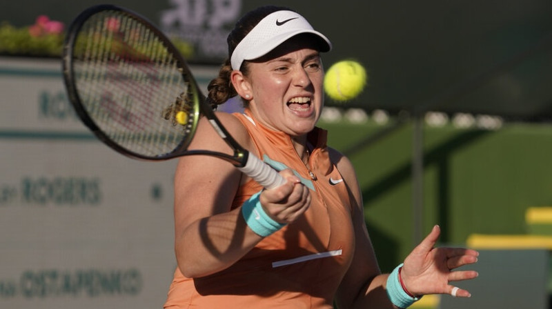 Aļona Ostapenko. Foto: AP/Scanpix