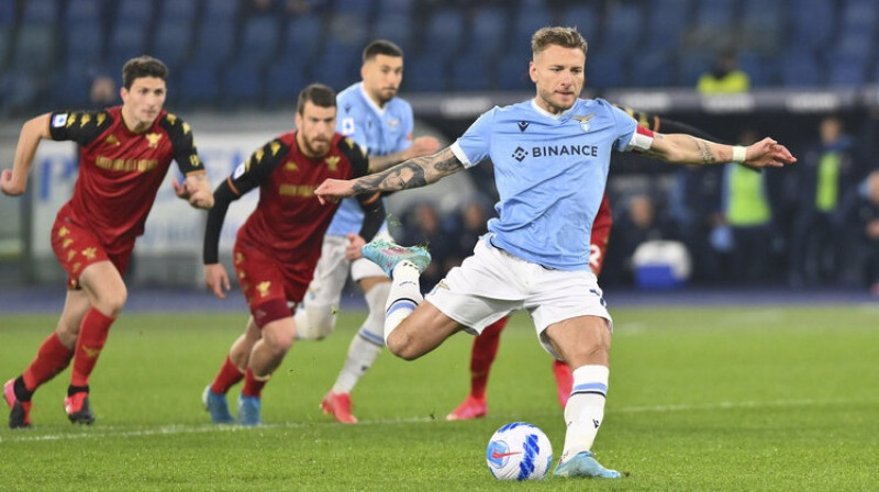 Čīro Immobile gūst vārtus. Foto: ZUMAPRESS/Scanpix