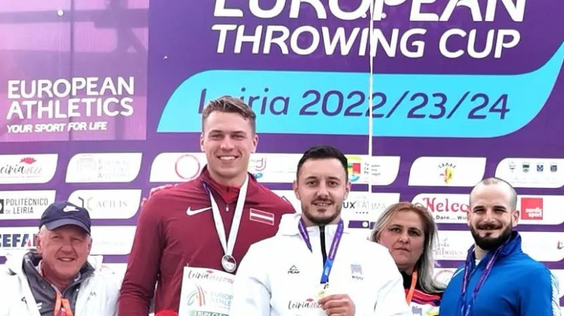 Patriks Gailums. Foto: European Throwing Cup / @patriksgailums/