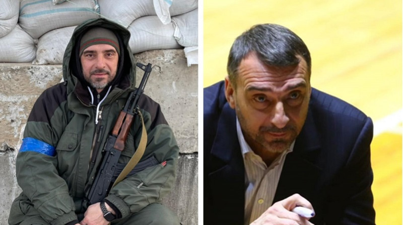 Vladimirs Holopovs 2022. gada martā kļuvis par Ukrainas zemessargu. Foto: Facebook