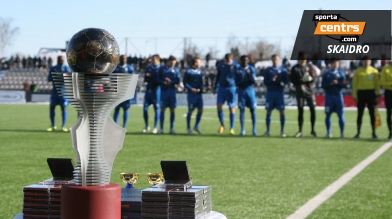 Latvijas Superkauss pirms sava vienīgā mača 2013. gadā. Foto: Sergejs Kuznecovs/Latgales Laiks