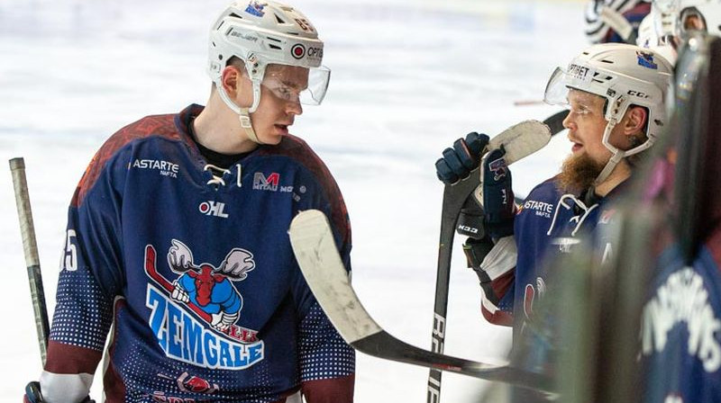 Edgars Kulda un Roberts Jekimovs. Foto: HK Zemgale/LLU