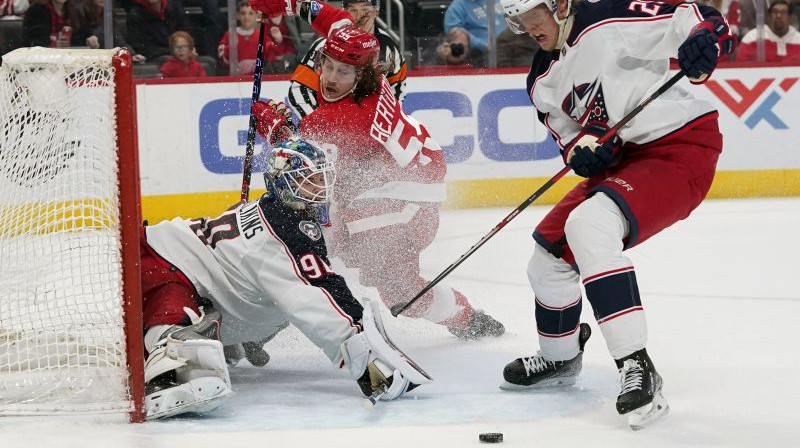 Elvis Merzļikins. Foto: AP/Scanpix