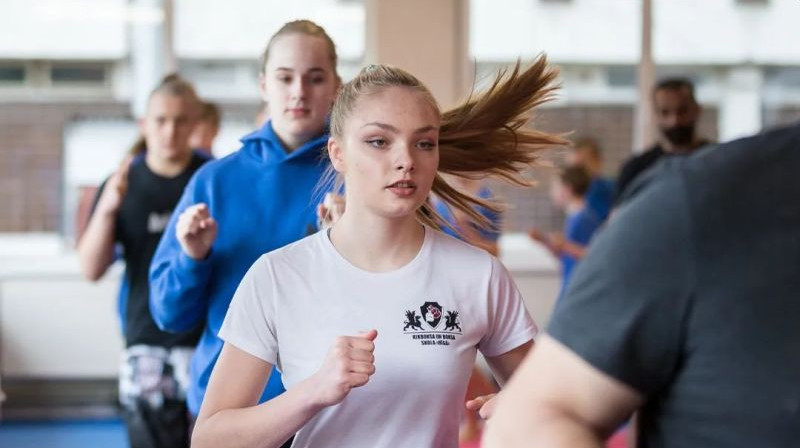 Laura Māra Jakovļeva. Foto: Kikboksa un boksa skola Rīga