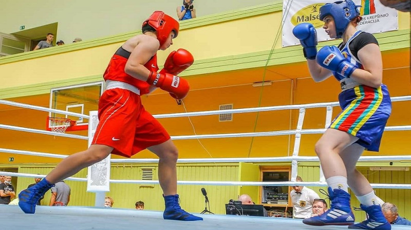 K. Zārberga (no kreisās). Foto no sportistes privātā arhīva.