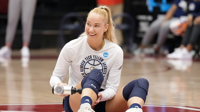 Digna Strautmane 2022. gada 18. martā Palo Alto. Foto: NCAA