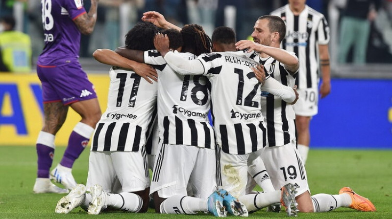 ''Juventus'' atzīmē otros vārtus. Foto: EPA/Scanpix