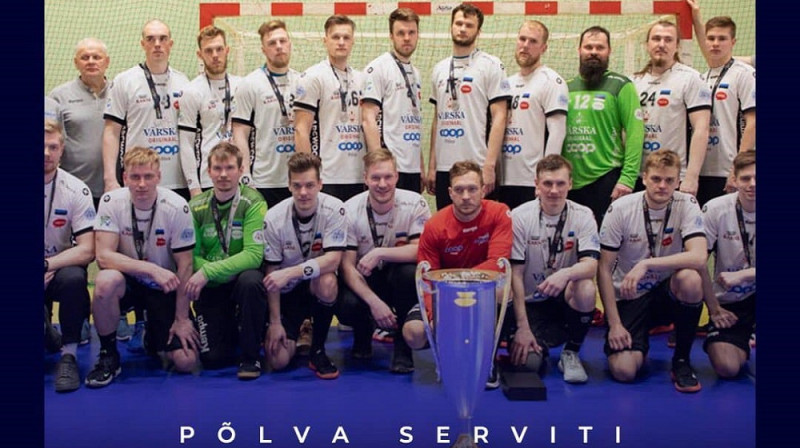 Vicečempioni Põlva Serviti komanda. Foto: Põlva Serviti