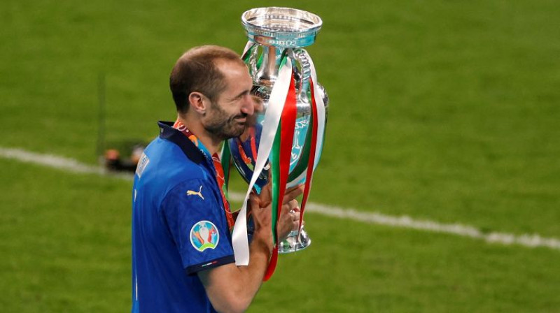 Džordžo Kjellīni. Foto: Pool via REUTERS/Scanpix