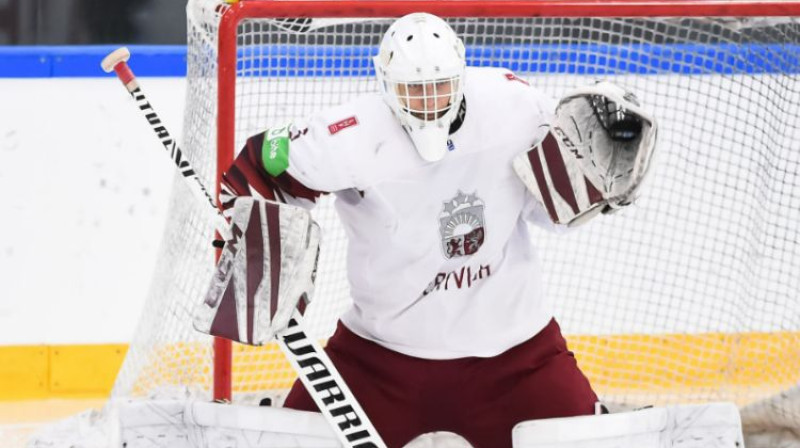 Deivs Rolovs. Foto: IIHF