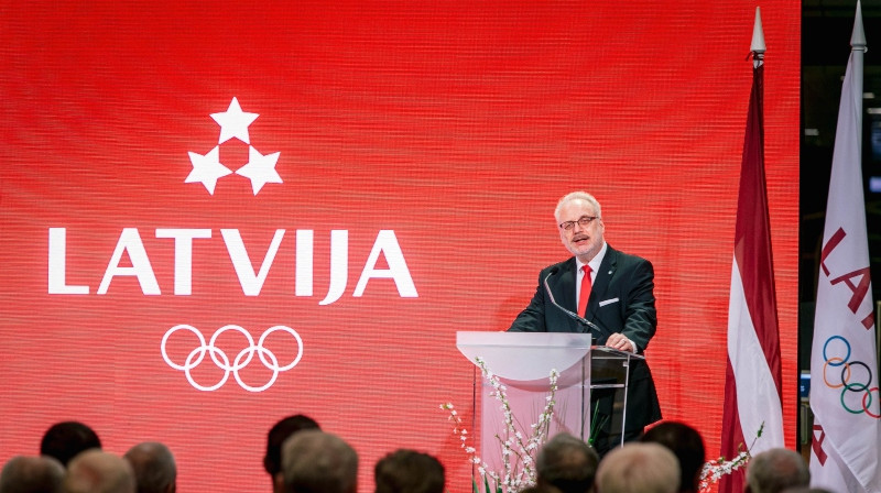 Valsts prezidents Egils Levits. Foto: Lauris Vīksne un Vladislavs Surics, olimpiade.lv