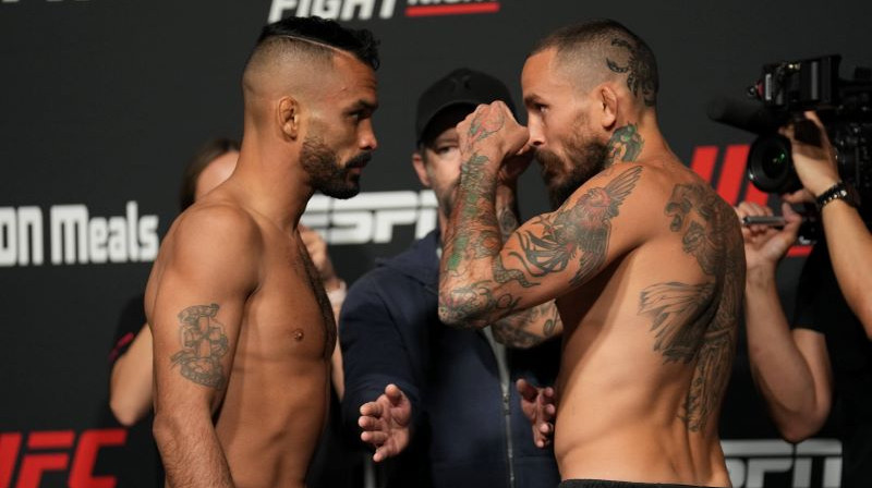 Marlons Vera (pa labi) un Robs Fonts (pa kreisi). Foto: IMAGO/Sports Press Photo/Scanpix