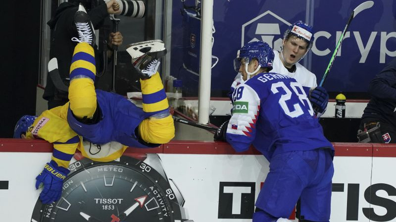 Klāss Dālbeks pasaules čempionātā Rīgā. Foto: AP/Scanpix